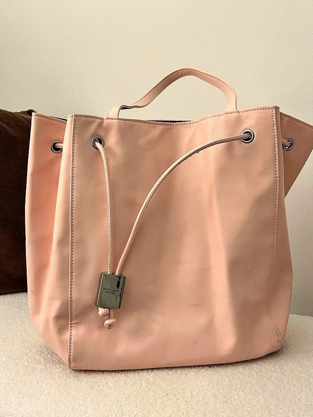 Ralph Lauren Drawstring Tote in Pink